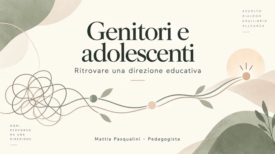 Copertina del servizio Genitori e adolescenti
